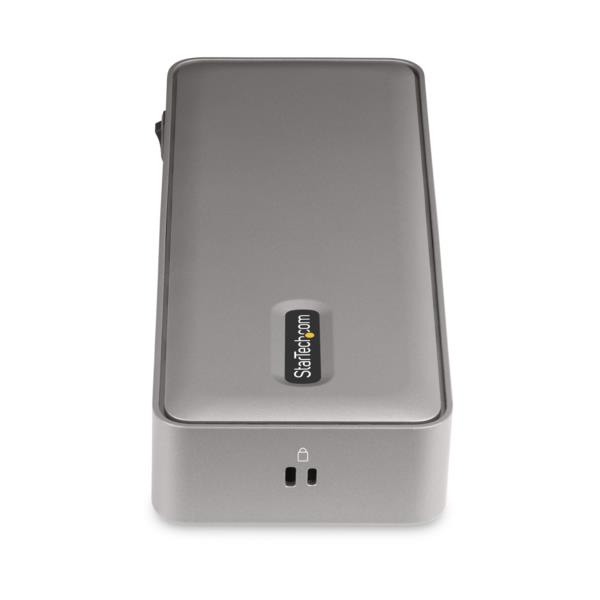 ドッキングステーション/USB-C接続/KVM機能/デュアルモニター/4K60HzDisplayPort/5xUSBハブ/ギガビットイーサネット