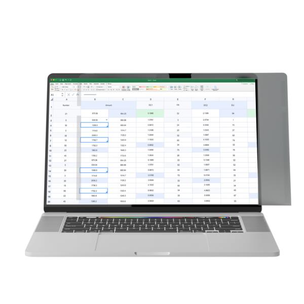 のぞき見防止プライバシーフィルター/14インチMacBookPro2021/2023対応/視野角60度/光沢&非光沢