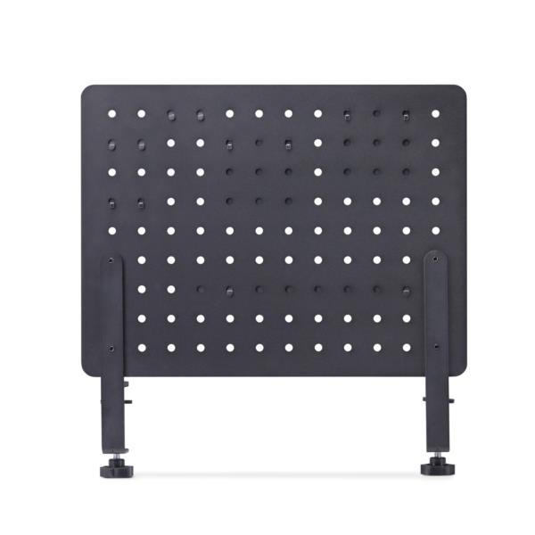 ペグボード/クランプ式/42x32cm/部品付属/ブラック/有孔パネル デスク上収納 パンチングボード