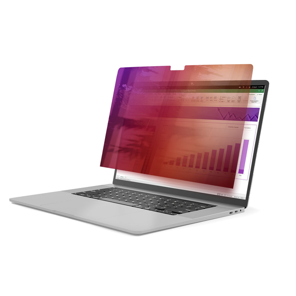 プライバシーフィルター/ゴールド/16インチMacBook Pro 2021/2023/ブルーライトカット/液晶保護