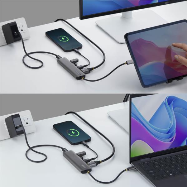 USB-Cハブ/1画面/4K60Hz HDMI/140W PD/2x USB-A + 1x USB-C/高機能ハブ