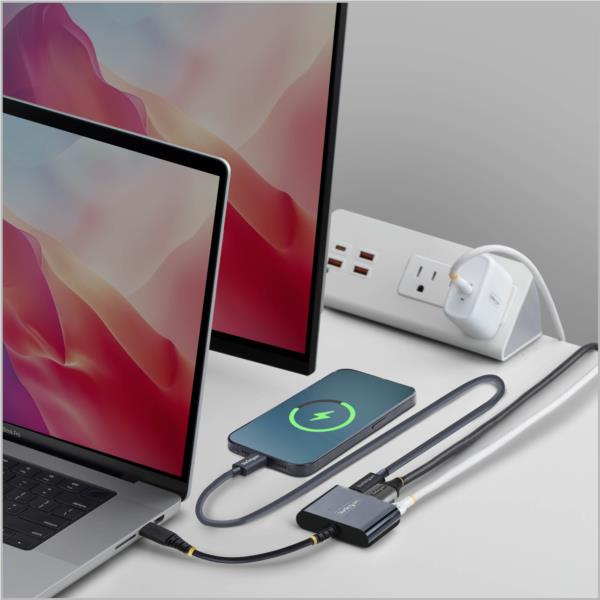 USB-Cハブ/4K60Hz HDMI 1画面出力/140W PD/1x USB-A/ブラック/マルチポートアダプター