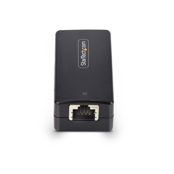 LANアイソレーター/1ポート/4kV絶縁/RJ45中継型/DINレール対応/ノイズ対策/イーサネット分離アダプター