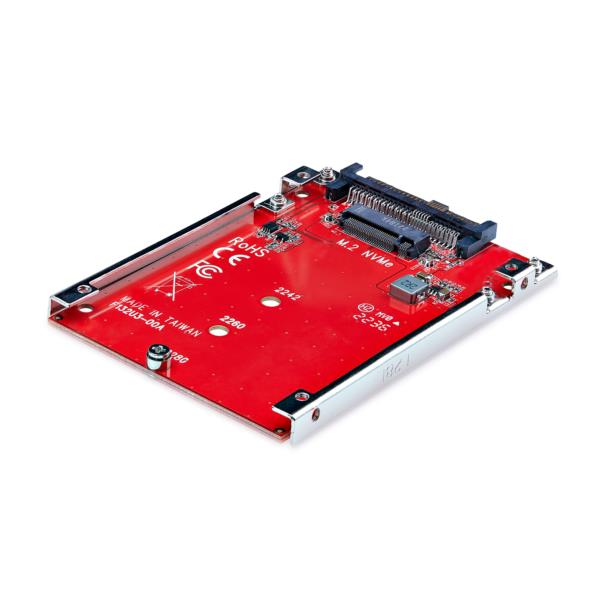 M.2-U.3変換アダプター/M.2NVMeSSD対応/PCIeM.2ドライブ-2.5インチU.3(SFF-TA-1001)ホストコンバーター/2.5インチSSDフォームファクタ変換カード