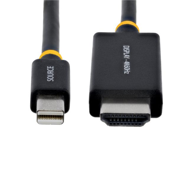 Mini DisplayPort - HDMI 2.0アクティブ変換ケーブル/1m/4K 60Hz/mDPコンバーター