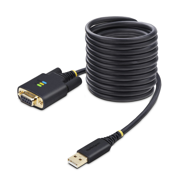 USB - RS232Cシリアル変換ケーブル/クロス/USB 2.0/3m/1ポート/ESD/シリアルコンバーター