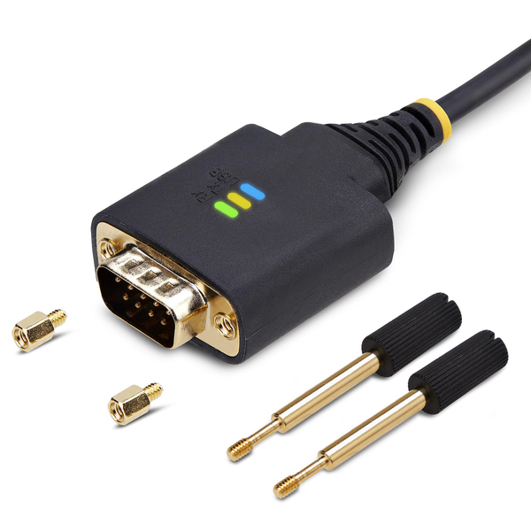 USB - RS232Cシリアル変換ケーブル/ストレート/30cm/1ポート/オス・オス/ESD保護/DB9コンバーター
