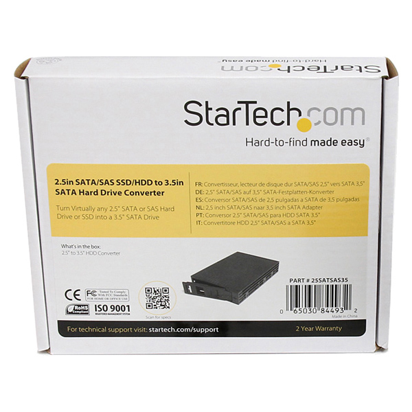 2.5インチSATA/SASSSD/HDD-3.5インチSATAHDD変換ケース