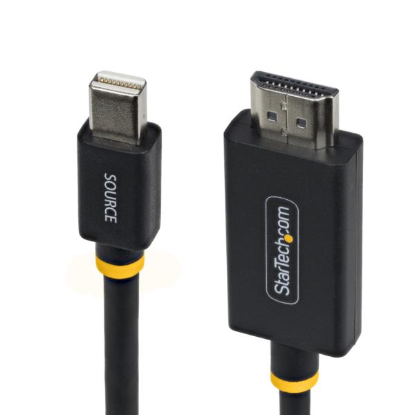 Mini DisplayPort - HDMI 2.0アクティブ変換ケーブル/2m/4K 60Hz/mDPコンバーター