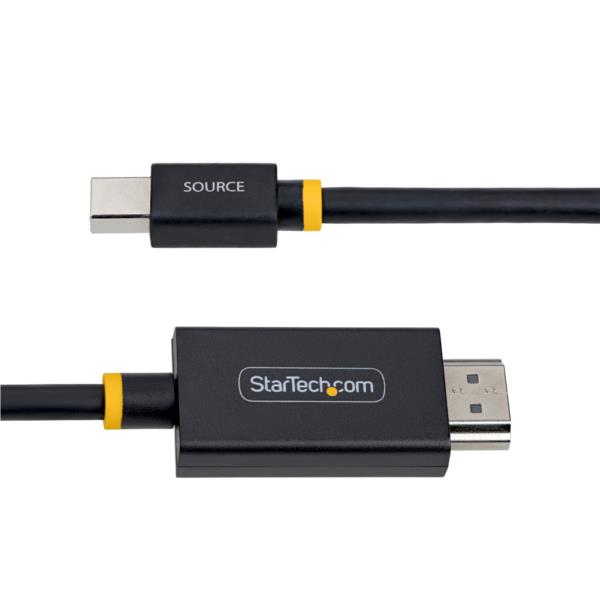 Mini DisplayPort - HDMI 2.0アクティブ変換ケーブル/2m/4K 60Hz/mDPコンバーター