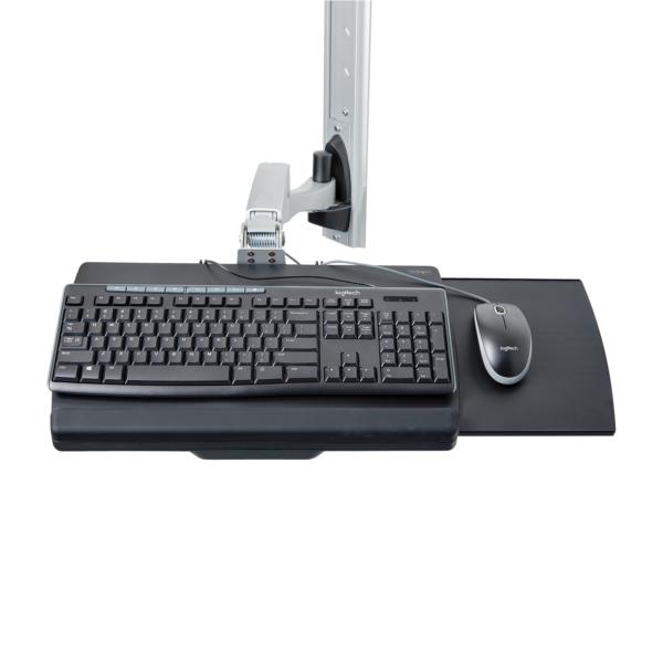 モニターアーム＆キーボードトレイ一体型PCユニット/壁掛け式/最大32インチモニター・VESA規格対応/省スペース設計