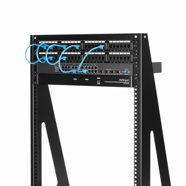 2ポストオープンフレーム型サーバーラック(重量型)16U総耐荷重160kg