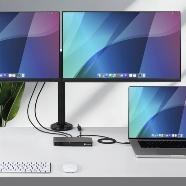 Thunderbolt 5ハブ/4ポート/3x TB5 80Gbps+1x USB-A 10Gbps/KVM対応