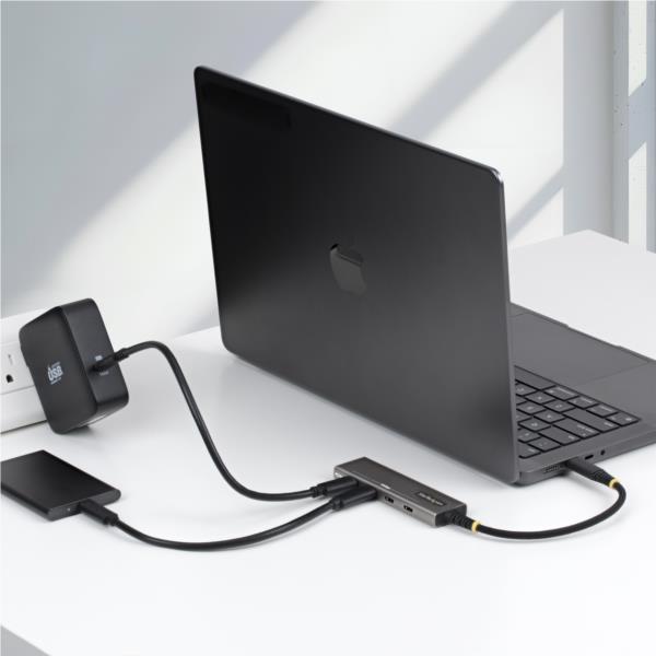 USB-Cハブ/4ポートType-C/10Gbps/100W PD/アルミ筐体/MacBook iPad タブレット対応