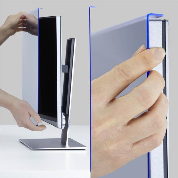 プライバシーフィルター/32インチ 16:9/吊り下げ式/731x446mm/光沢仕上げ/ブルーライトカット/覗き見防止