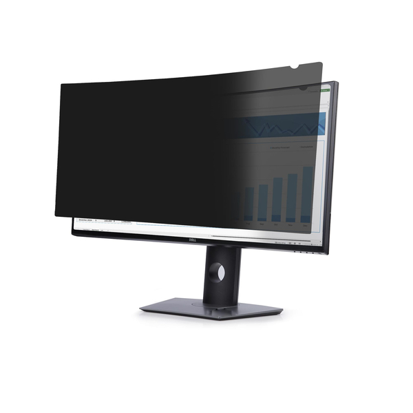 プライバシーフィルター/デル製P3424WEモニター対応/21:9/813x343mm/両面使用/ブルーライトカット