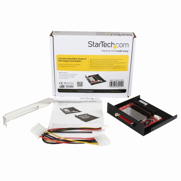 CFカード-IDE変換アダプタIDE40ピン/44ピン接続コンパクトフラッシュカードリーダー3.5インチベイ/PCI拡張スロットに設置可能