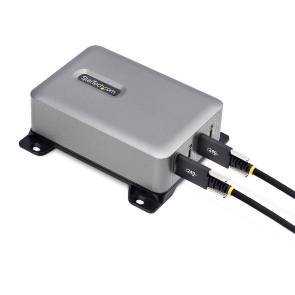 USB充電器/4ポートUSB-C/合計240W 最大各140W EPR/PD 3.1対応/ねじ固定ポート/急速充電対応