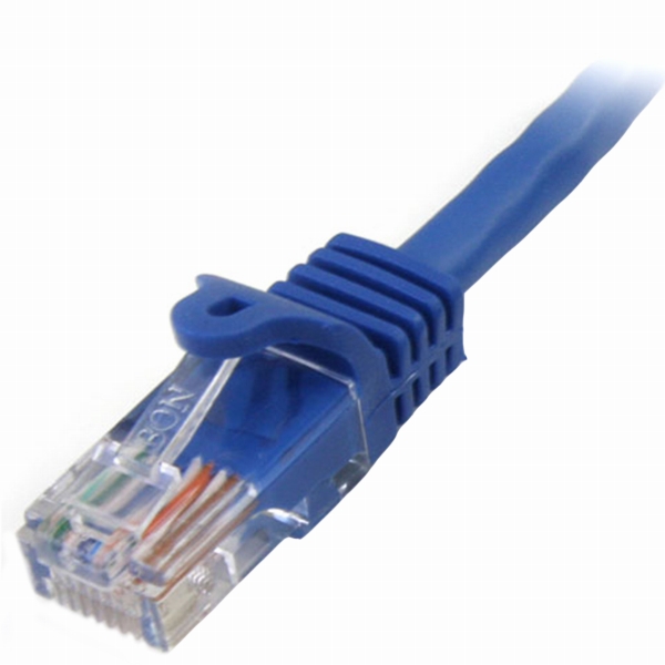 10mカテゴリー5eLANケーブルブルーRJ45コネクタ(ツメ折れ防止カバー付き)イーサネット対応Cat5eUTPケーブル
