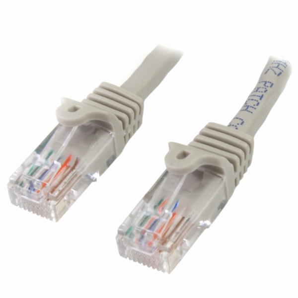 カテゴリ5eLANケーブル7mグレーツメ折れ防止RJ45コネクタCat5eUTPイーサネットケーブル