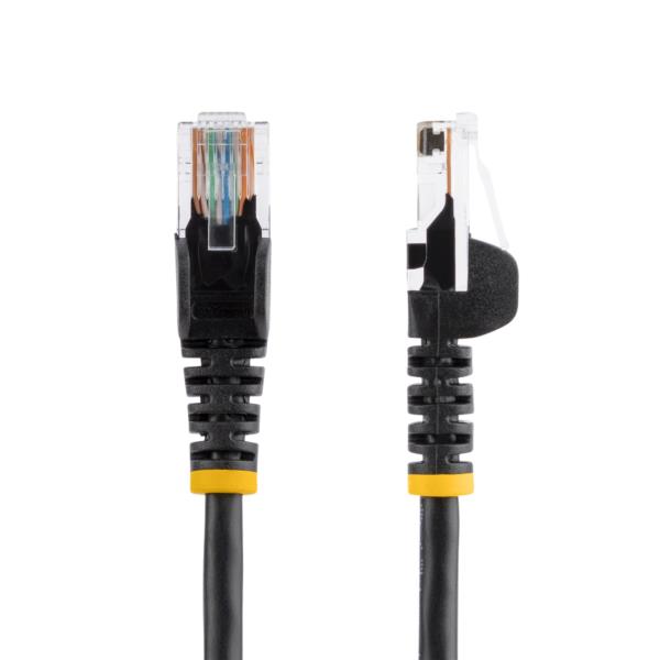30.4mカテゴリー5eLANケーブルブラックRJ45コネクタ(ツメ折れ防止カバー付き)イーサネット対応Cat5eUTPケーブル