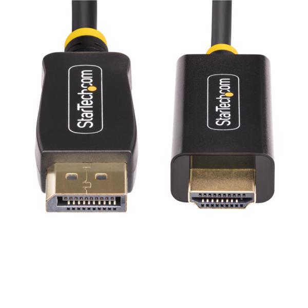 DisplayPort 1.4 - HDMI 2.0b変換ケーブル/4m/4K60Hz/アクティブ/ビデオコンバーター