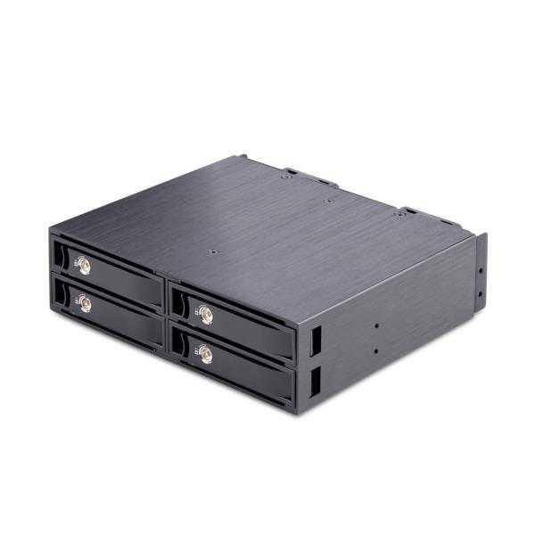 U.2モバイルラック/5.25インチベイ用/4ベイ/SFF-8639 SSD対応/バックプレーン/データセンター向け