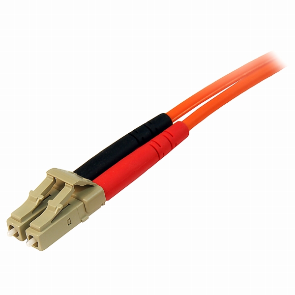 3m光ファイバーケーブル(光パッチコード)マルチモード対応コア径50ミクロン/芯径125ミクロン2芯DuplexLC-LCコネクタ