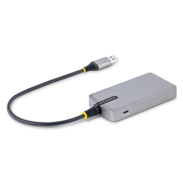 USBハブ/USBType-A接続/イーサネットアダプター内蔵/5Gbps/3ポートxUSB3.2Gen1/バスパワー/30cm長尺ケーブル/USB3.0ポータブルRJ45LAN増設拡張スプリッター