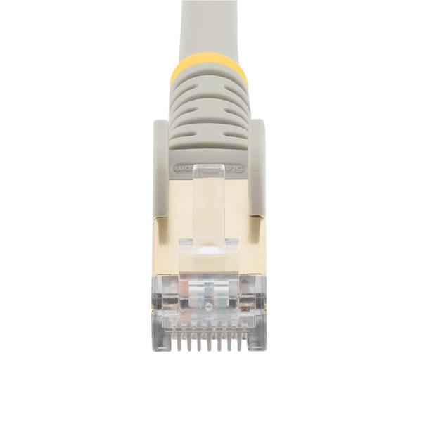 カテゴリー6ALANケーブル/2m/グレー/Cat6aSTPケーブル/ツメ折れ防止RJ45コネクタ