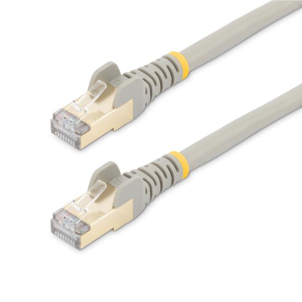 カテゴリー6ALANケーブル/50cm/グレー/Cat6aSTPケーブル/ツメ折れ防止RJ45コネクタ