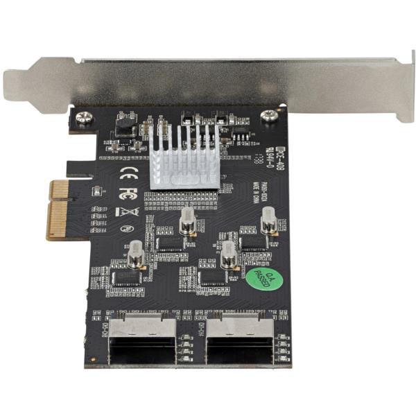 SATA8ポート増設PCIExpressインターフェースカード/PCI-SATA変換/4xホストコントローラ/SATAPCIe拡張カード/PCI-ex4Gen2-SATA3.0/SATAHDD&SDD