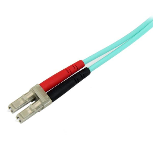 光ファイバーケーブル/LC-SC/1m/UPCコネクター/OM3マルチモード/50/125μm/2芯/全二重(フルデュプレックス)/100Gb