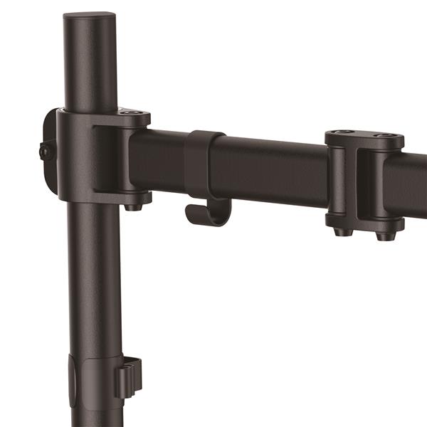 シングル液晶ディスプレイ対応スチール製モニターアーム多関節型VESA規格取付け対応最大27インチモニター/8kgに対応