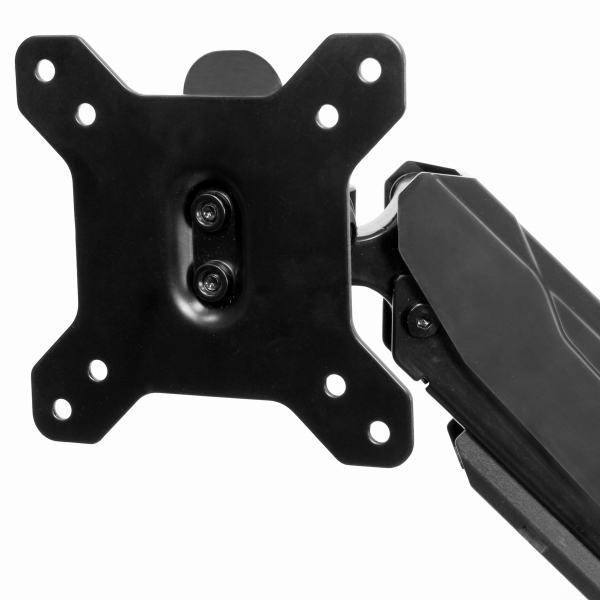 2面対応多関節デュアル液晶ディスプレイ・モニターアームUSB2ポート/イヤホン/マイク端子付きクランプ固定方式スプリング式高さ調節機構ケーブルホルダー搭載