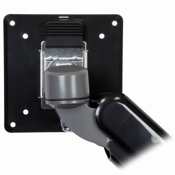 シングル液晶ディスプレイ・モニターアーム多関節型クランプ/グロメットの固定方式に対応スプリング式高さ調節ケーブルホルダー搭載