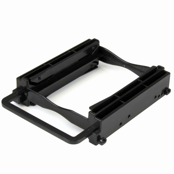 3.5インチベイ対応2x2.5インチSSD/HDD変換マウンタ工具不要デスクトップPCコンピュータ用変換ブラケット
