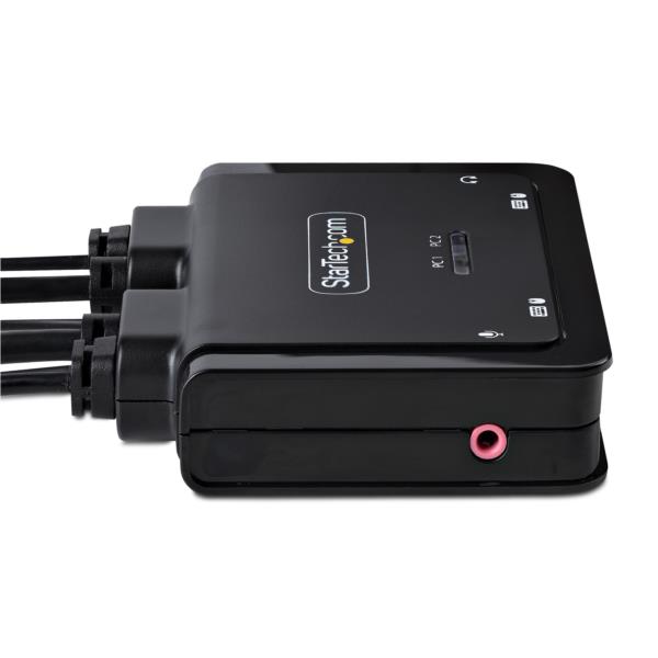 KVMスイッチ/2ポート/シングルモニター/4K60HzDisplayPort/USB-C接続(DPAltモード)