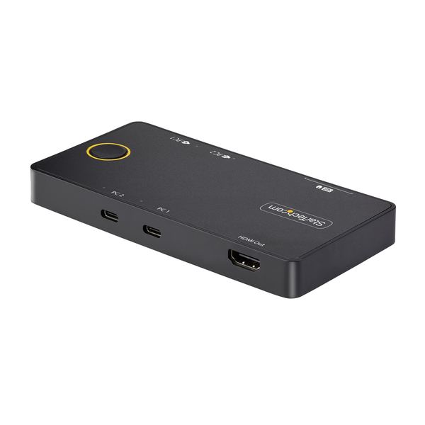KVMスイッチ/2ポート/USB-C/1画面/4K60Hz HDMI DP Alt/100W PD/PC切替器 2台用