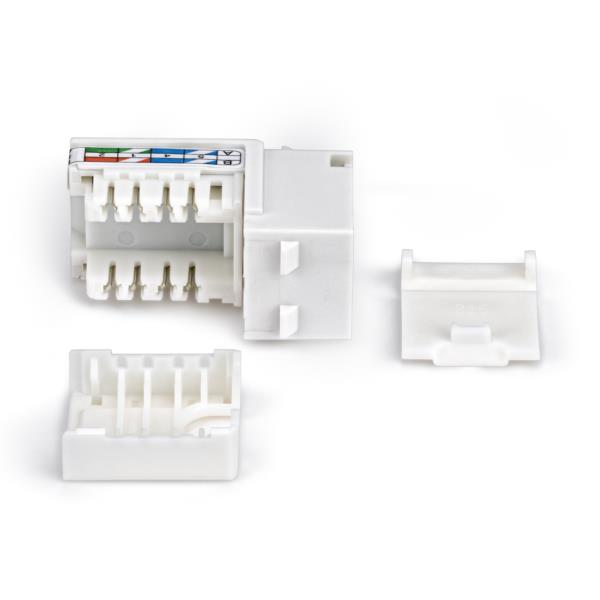 キーストーンジャック/Cat6対応/24個パック/RJ45 UTP仕様/90度/110パンチダウン/イーサネットLAN