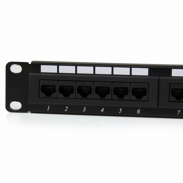CAT6対応24ポートモジュラーパッチパネル(1U110タイプ)カテゴリ6用24Pパッチ盤ボード