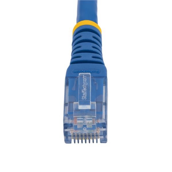 30cm Cat6 LANケーブル ブルー カテゴリ6イーサネットケーブル モールド処理済みコネクタ ETL認証