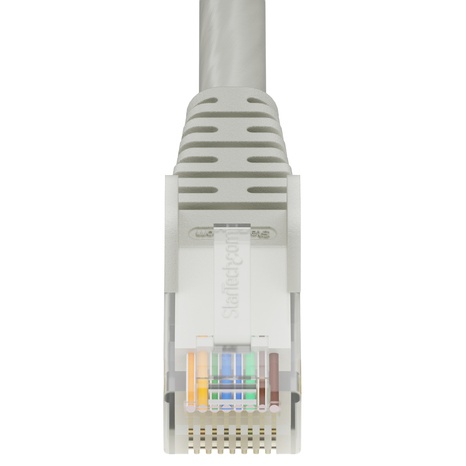 Cat6 LANケーブル/50cm/グレー/UTP/100W PoE/純銅導体/スナッグレス/カテゴリ6 イーサネット