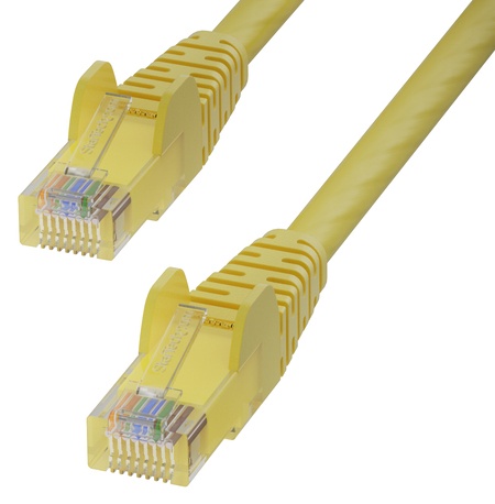Cat6 LANケーブル/7m/イエロー/UTP/100W PoE/純銅導体/スナッグレス/カテゴリ6 イーサネット