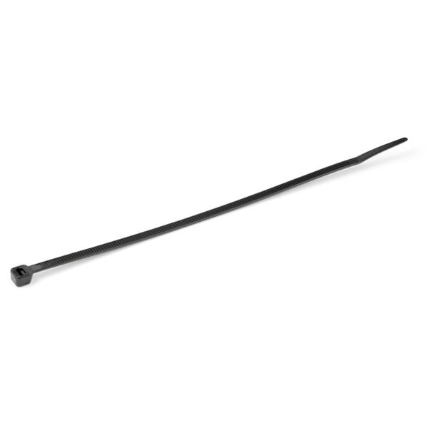 結束バンド/ナイロンケーブルタイ/100本入りパック/ブラック/長さ25cm/幅4mm/ケーブル束の直径68mm/引張強度22kg/UL94V-2規格認定品
