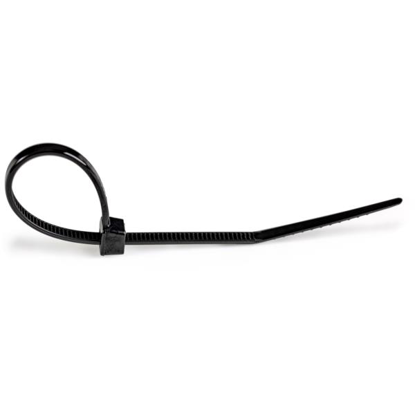 結束バンド/ナイロンケーブルタイ/1000本入りパック/ブラック/長さ10cm/幅2mm/ケーブル束の直径22mm/引張強度8kg/UL94V-2規格認定品