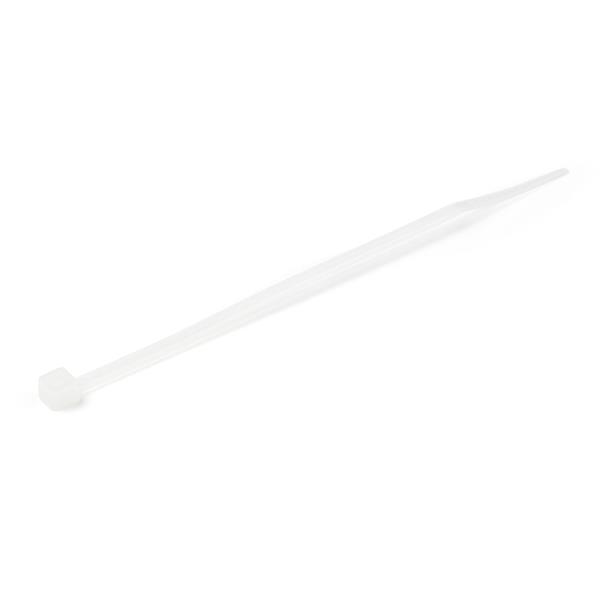 結束バンド/ナイロンケーブルタイ/100本入りパック/ホワイト/長さ10cm/幅2mm/ケーブル束の直径22mm/引張強度8kg/UL94V-2規格認定品