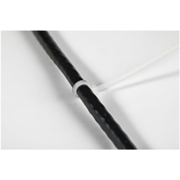 結束バンド/ナイロンケーブルタイ/100本入りパック/ホワイト/長さ10cm/幅2mm/ケーブル束の直径22mm/引張強度8kg/UL94V-2規格認定品