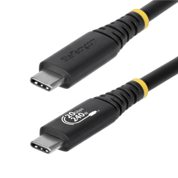 USB4ケーブル/2m/20Gbps/240W PD EPR/4K 120Hz/高速充電 データ転送/USB Type-C