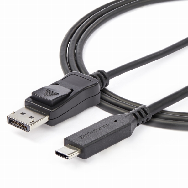 USB-C-DisplayPort変換アダプタケーブル1.8m8K/30Hz対応HBR3USBType-C専用ディスプレイアダプタThunderbolt3互換